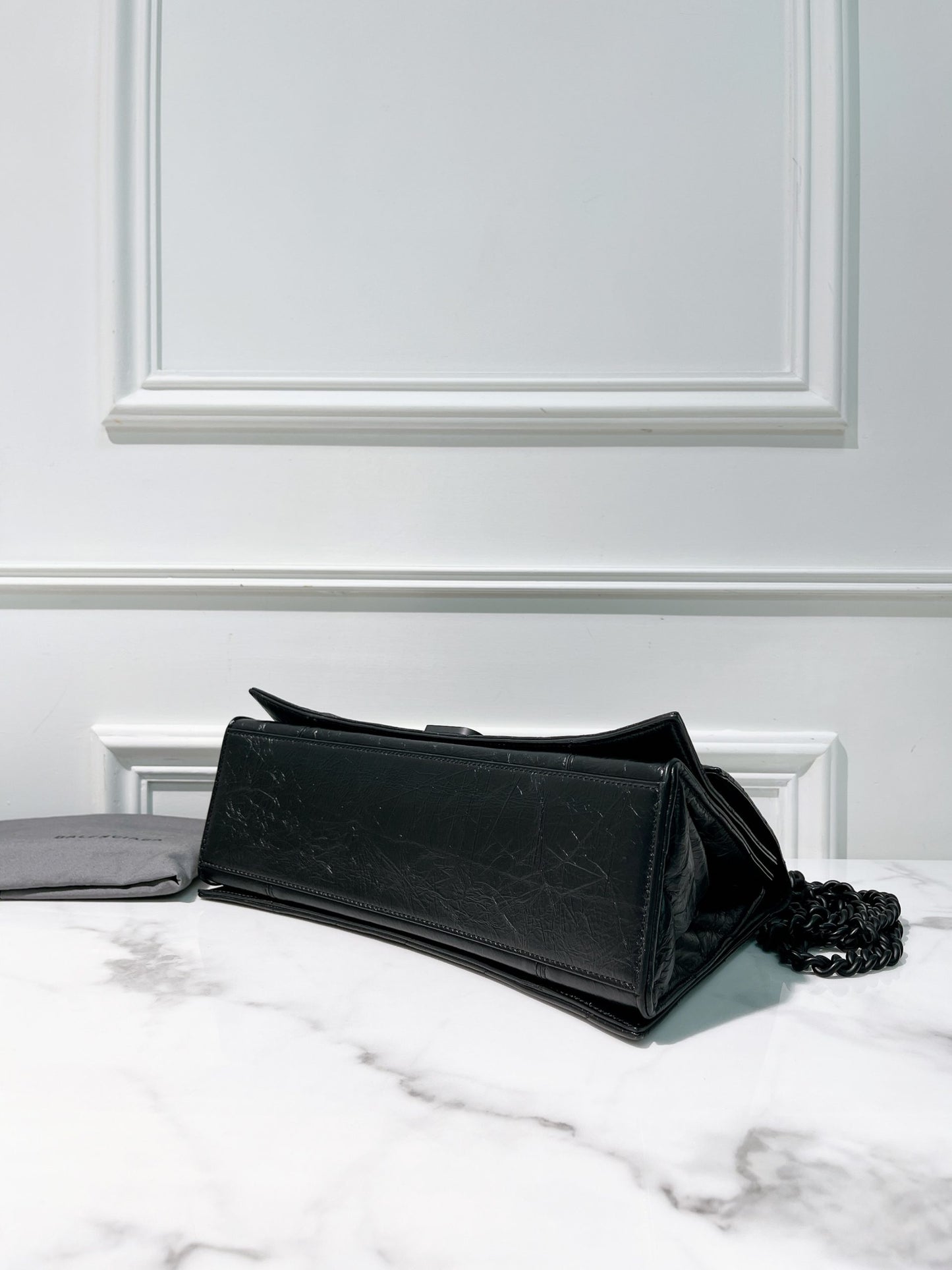 BALENCIAGA MEDIUM CRUSH, So Black