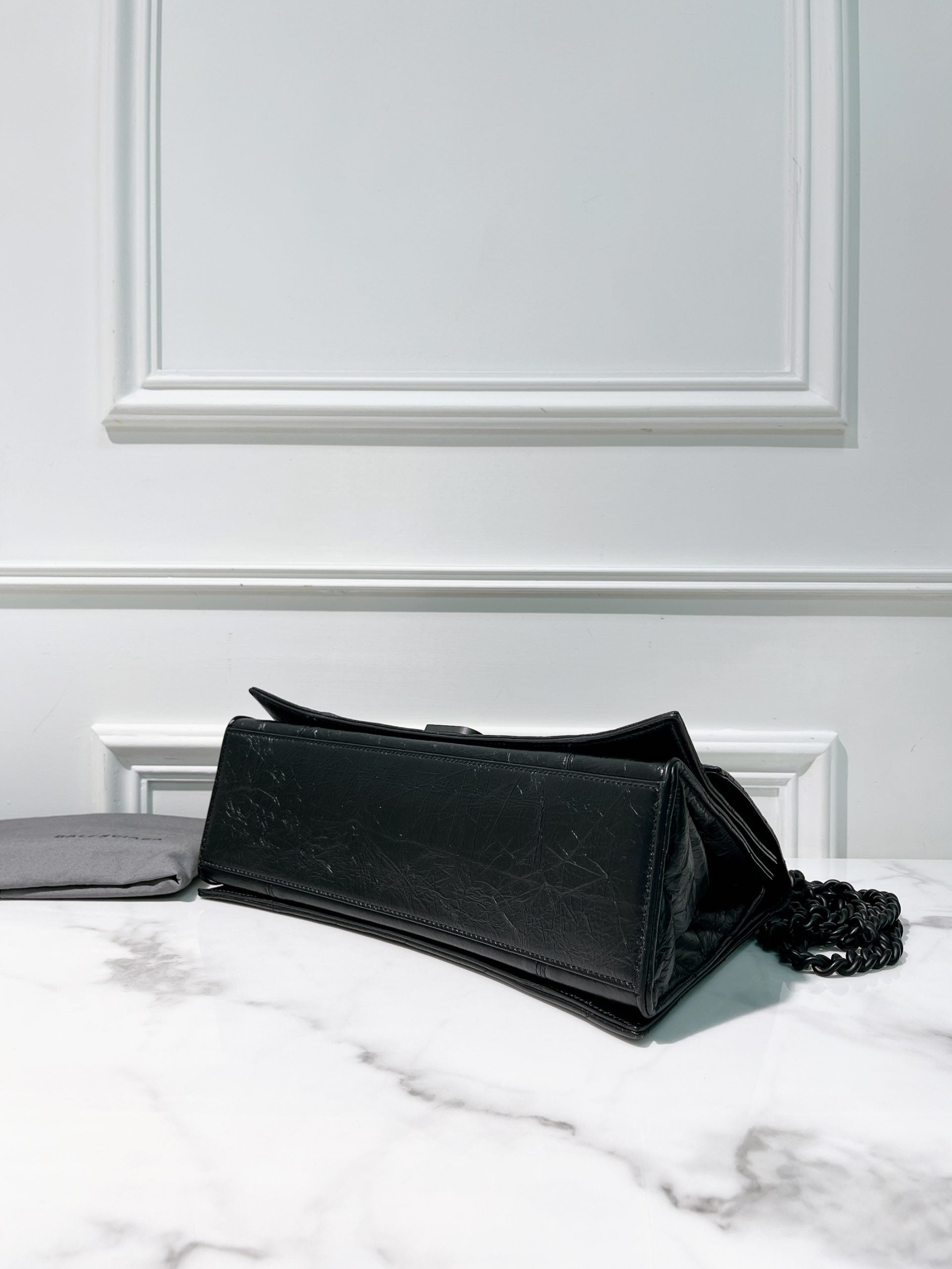 BALENCIAGA MEDIUM CRUSH, So Black