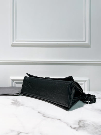 BALENCIAGA MEDIUM CRUSH, So Black