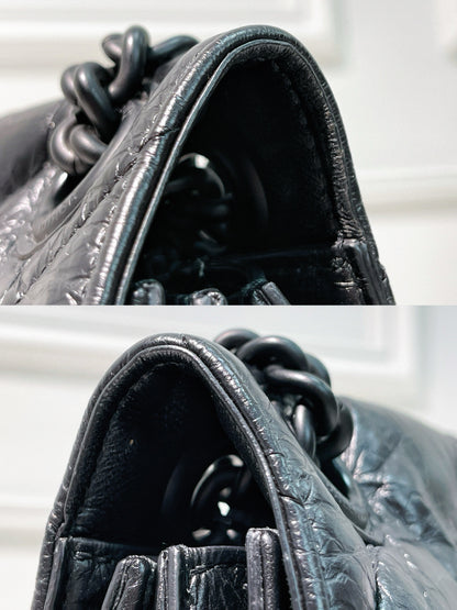 BALENCIAGA MEDIUM CRUSH, So Black