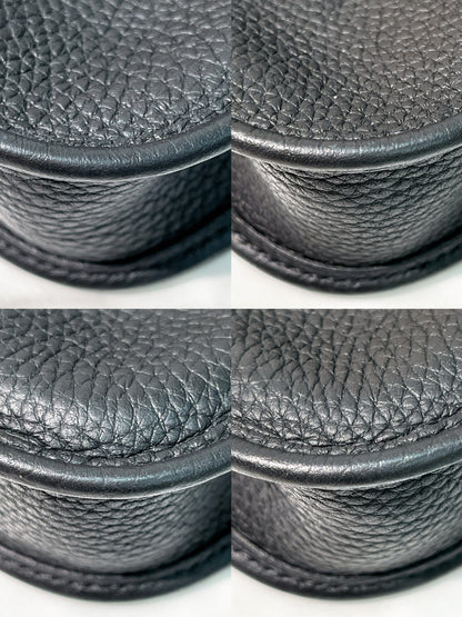 HERMES MINI EVELYNE, Noir/Silver