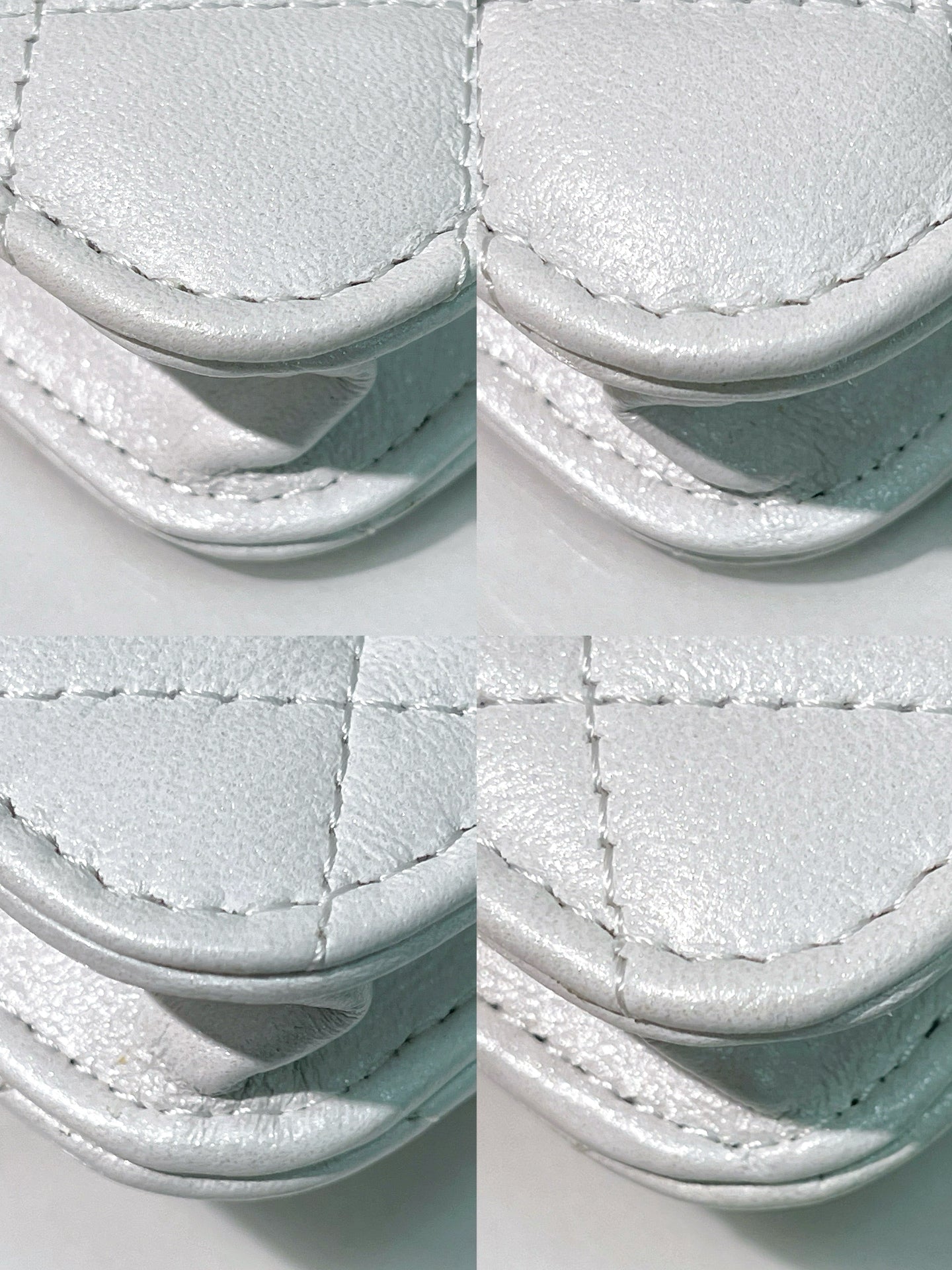 CHANEL 21K MINI WOC, White/Silver