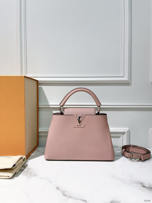 LV CAPUCINE BB, Pink/Silver