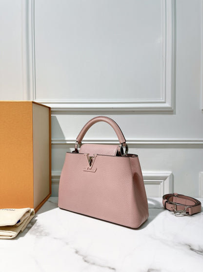 LV CAPUCINE BB, Pink/Silver