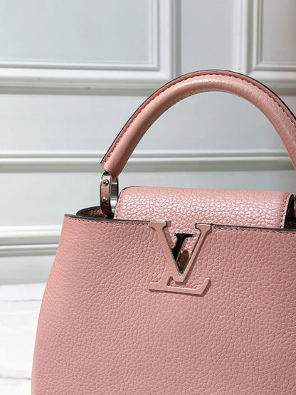LV CAPUCINE BB, Pink/Silver