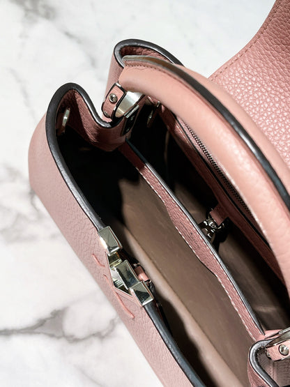 LV CAPUCINE BB, Pink/Silver