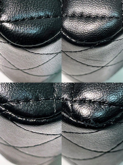 CHANEL HANDLE MINI FLAP, Black/Gold