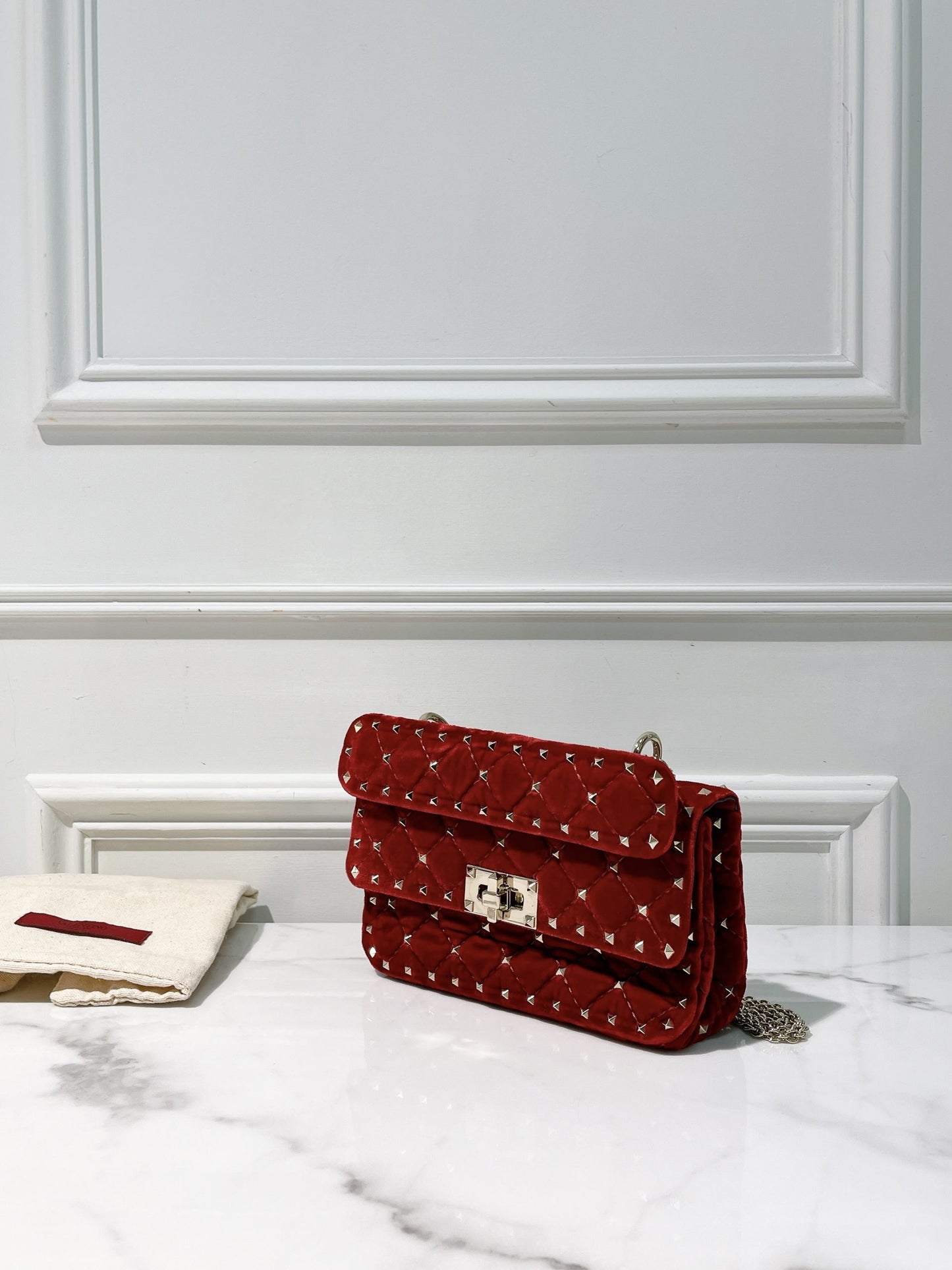 VALENTINO SPIKE, Red/Gold