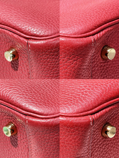 HERMES LINDY 26, Rouge Grenade/Gold