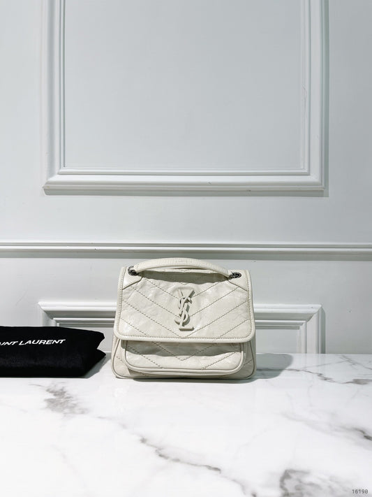 YSL NIKI BABY, White/Sliver