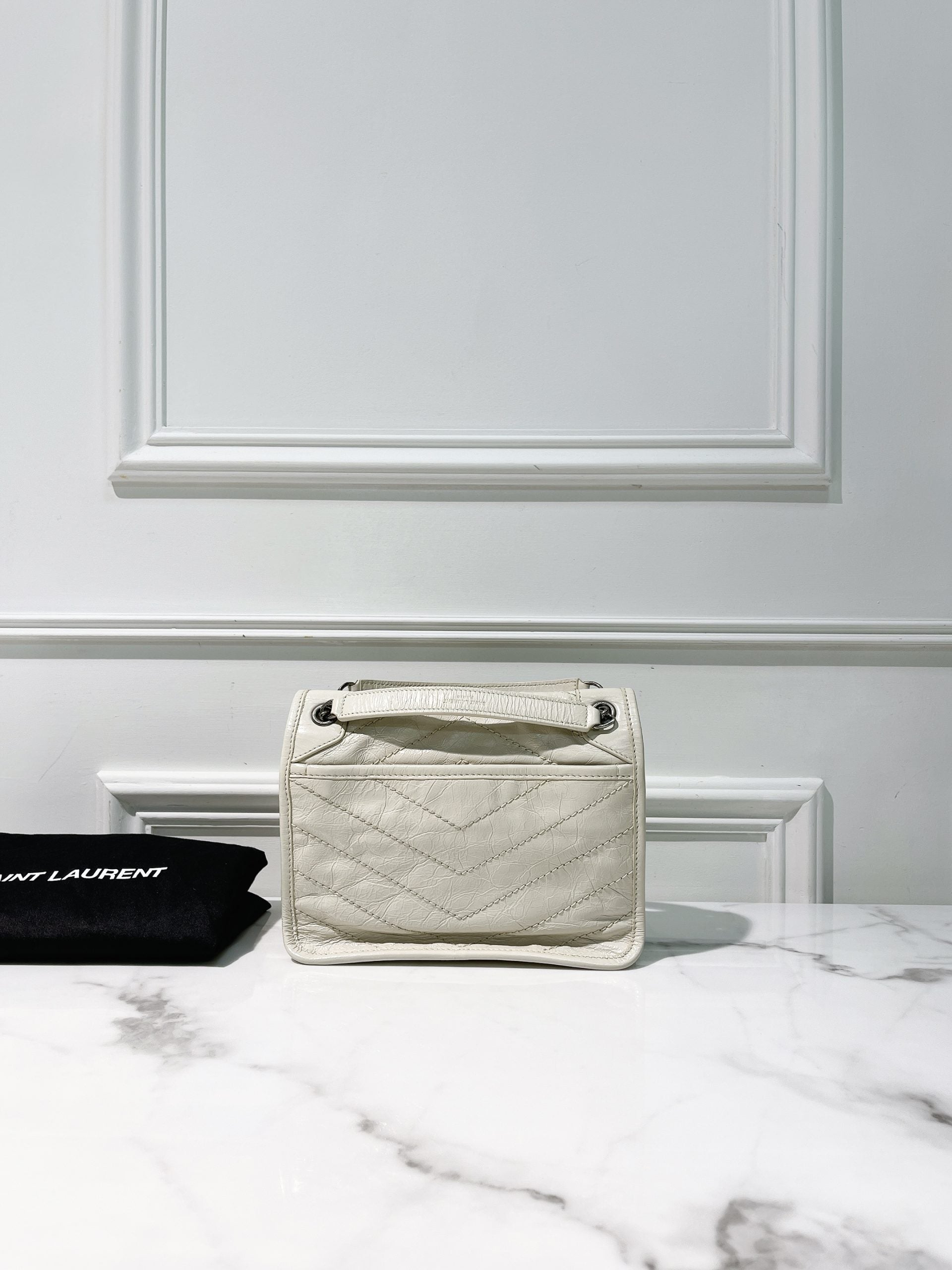 YSL NIKI BABY, White/Sliver