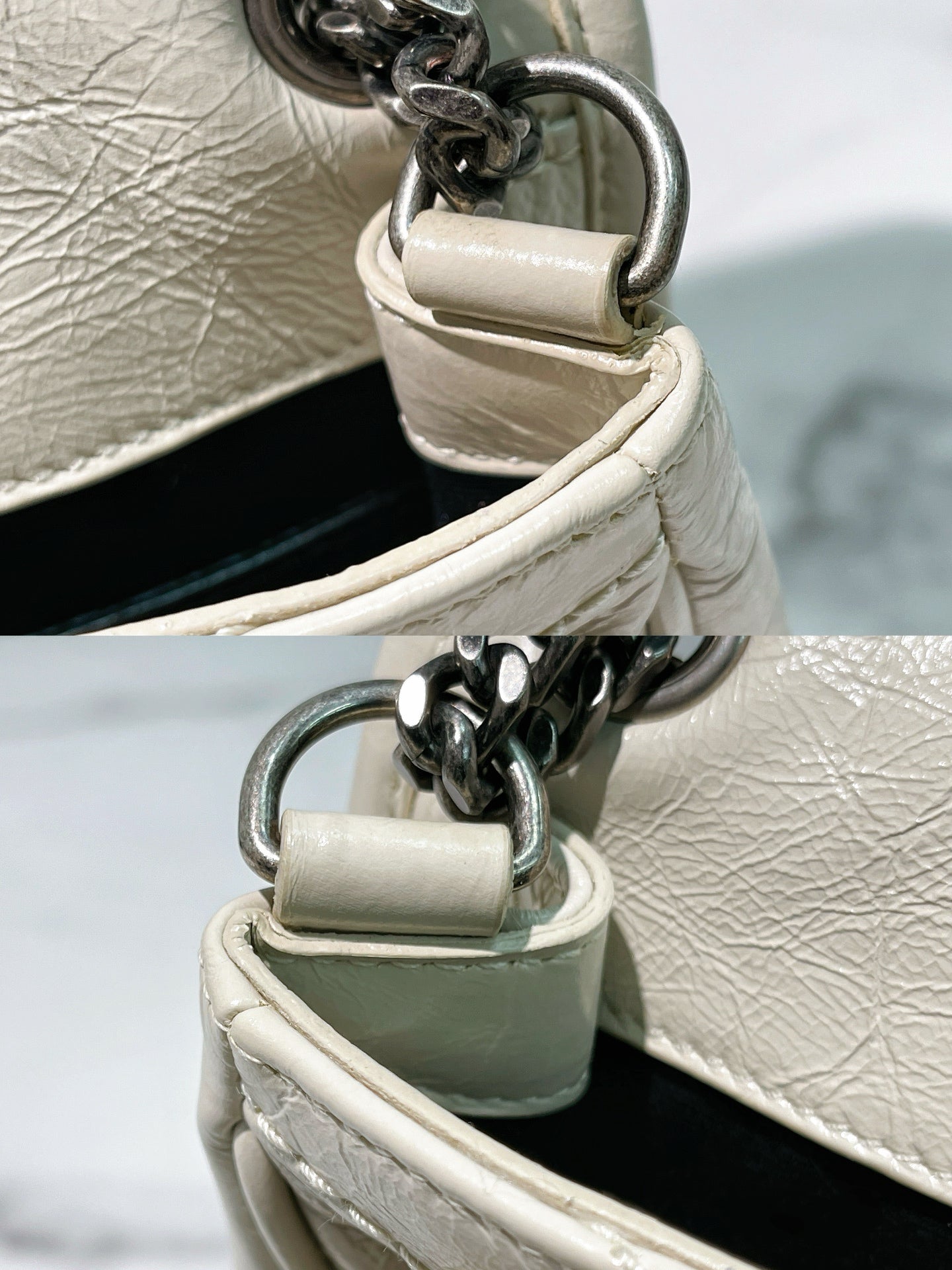 YSL NIKI BABY, White/Sliver