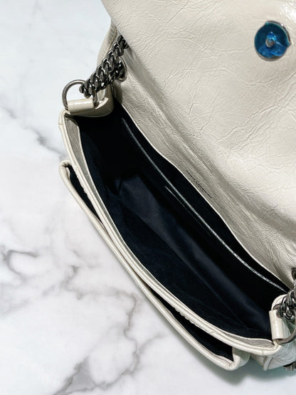 YSL NIKI BABY, White/Sliver