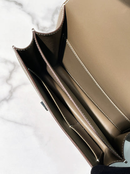 HERMES CONSTANCE MIMI, Etoupe/Silver