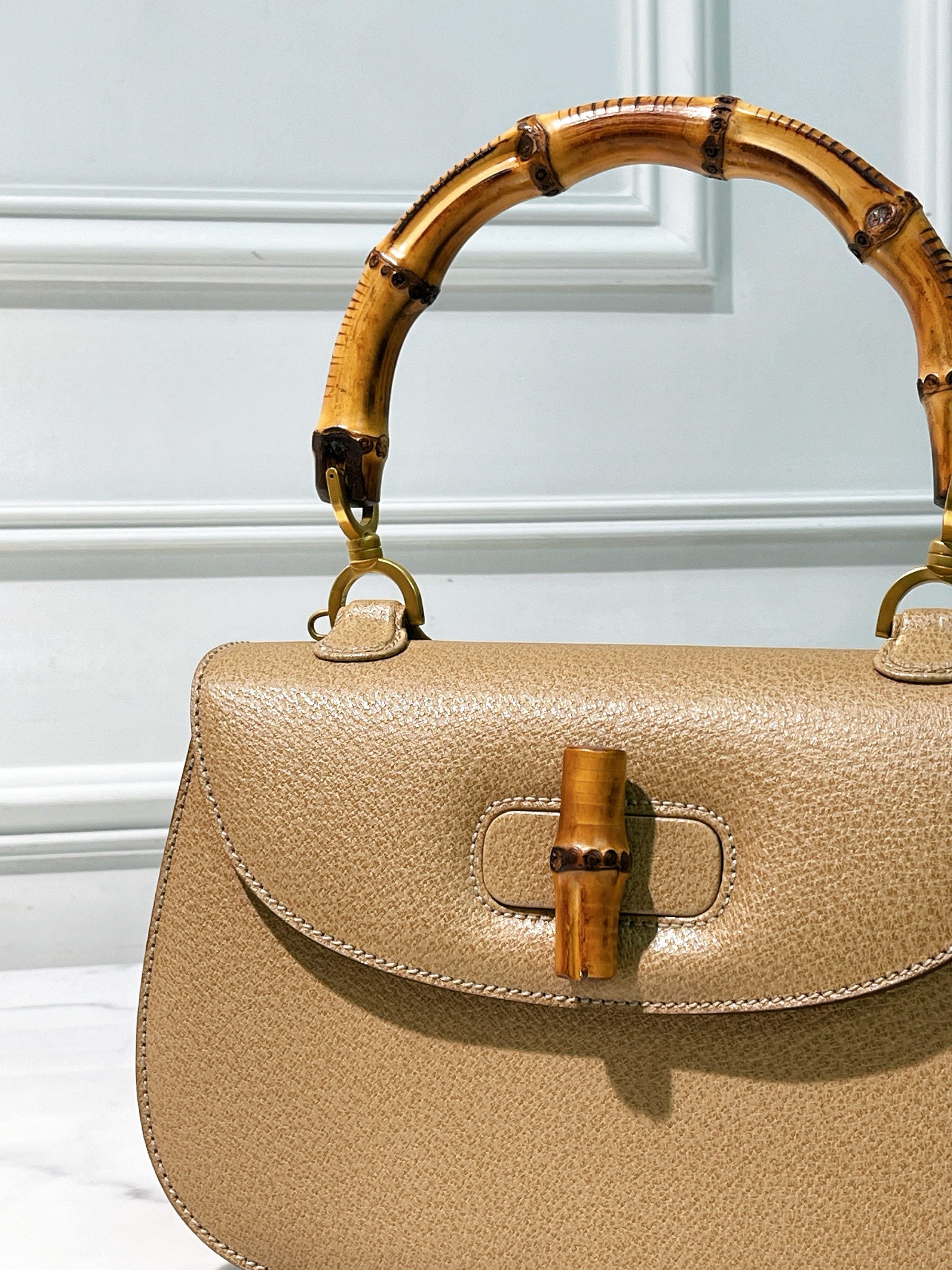 GUCCI BAMBOO TOP HANDLE BAG