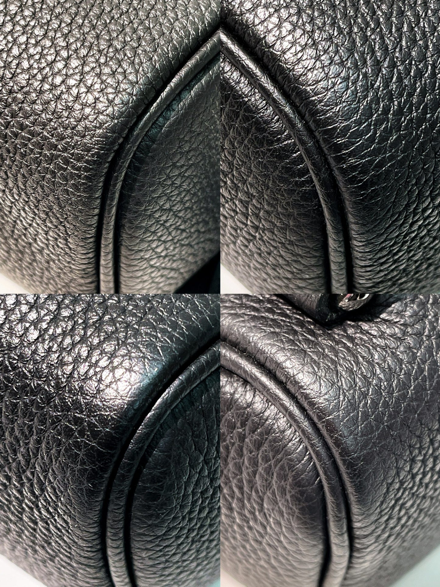 HERMES HAC A DOS PM, Noir/Silver