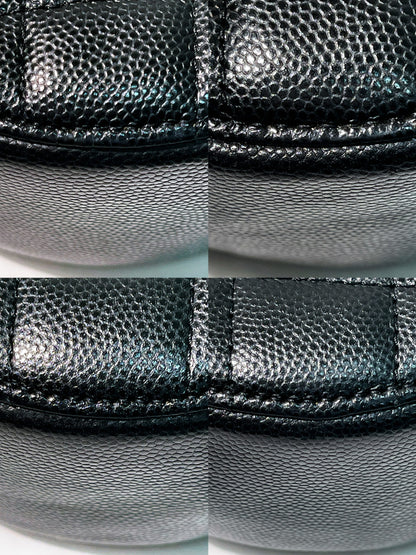 CHANEL MINI ROUND BAG, Black/Gold