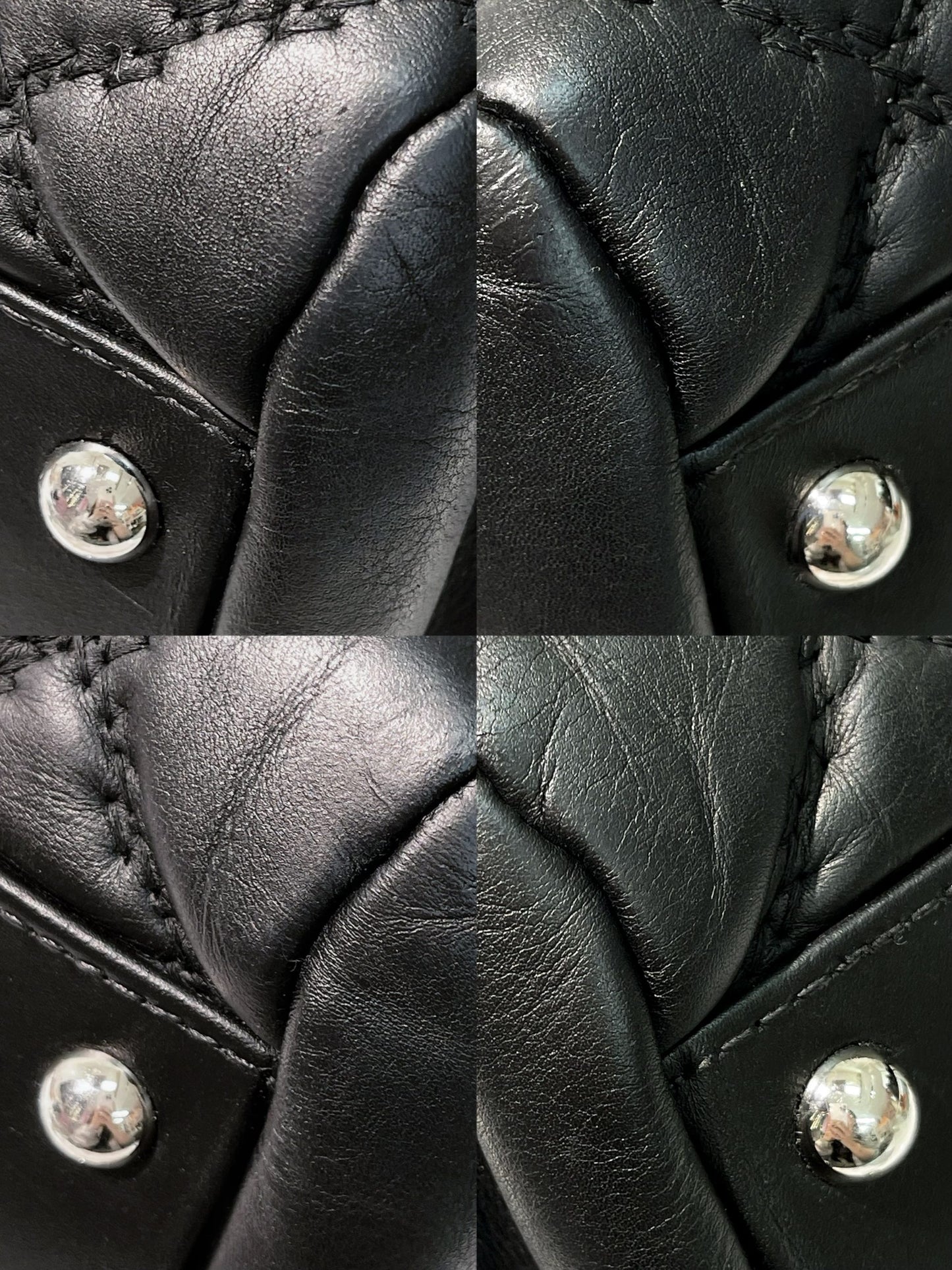 CHANEL HAMPTONS, Black/Silver