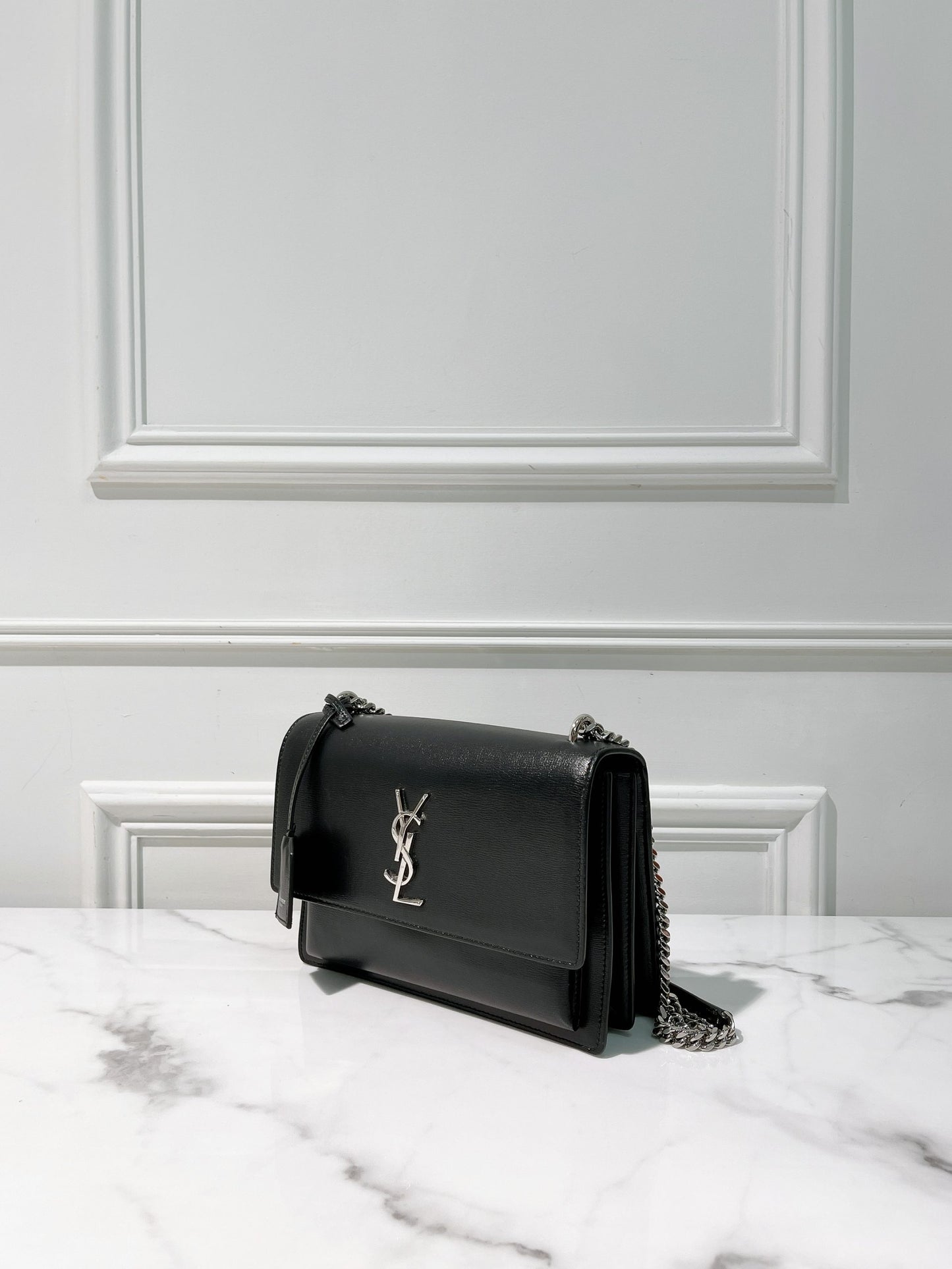 YSL SUNSET, Black/Silver