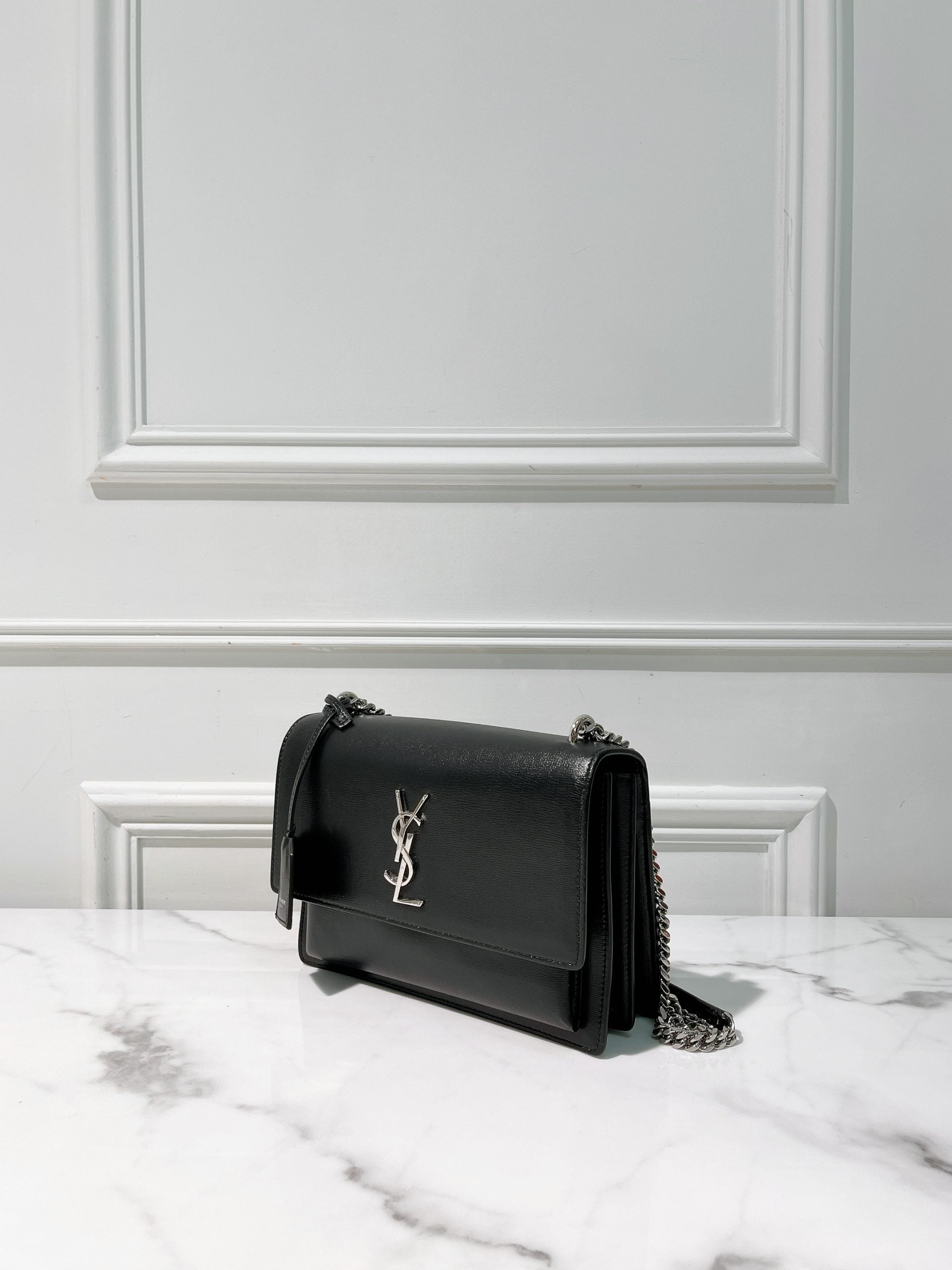 YSL SUNSET, Black/Silver