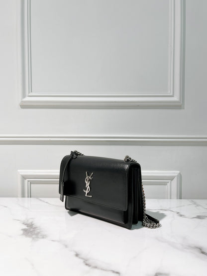 YSL SUNSET, Black/Silver