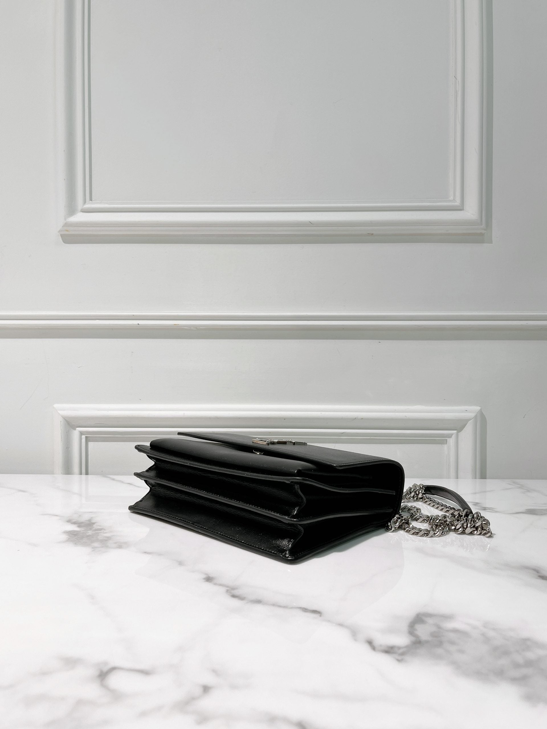 YSL SUNSET, Black/Silver