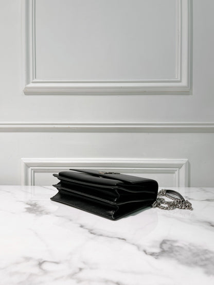 YSL SUNSET, Black/Silver