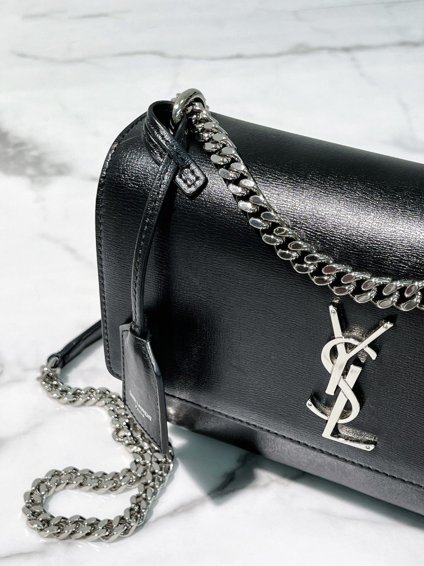 YSL SUNSET, Black/Silver