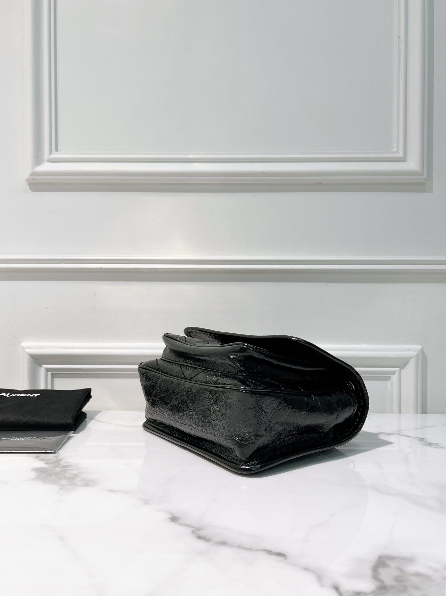 YSL NIKI BABY, Black/Silver