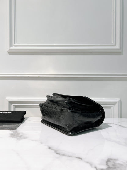 YSL NIKI BABY, Black/Silver