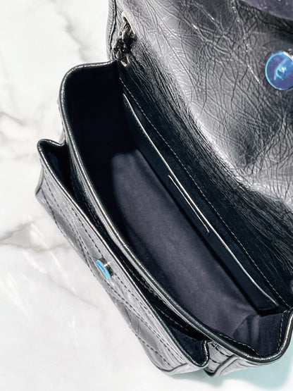 YSL NIKI BABY, Black/Silver