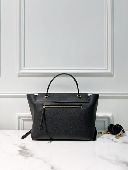 CELINE MINI BELT BAG, Black/Gold