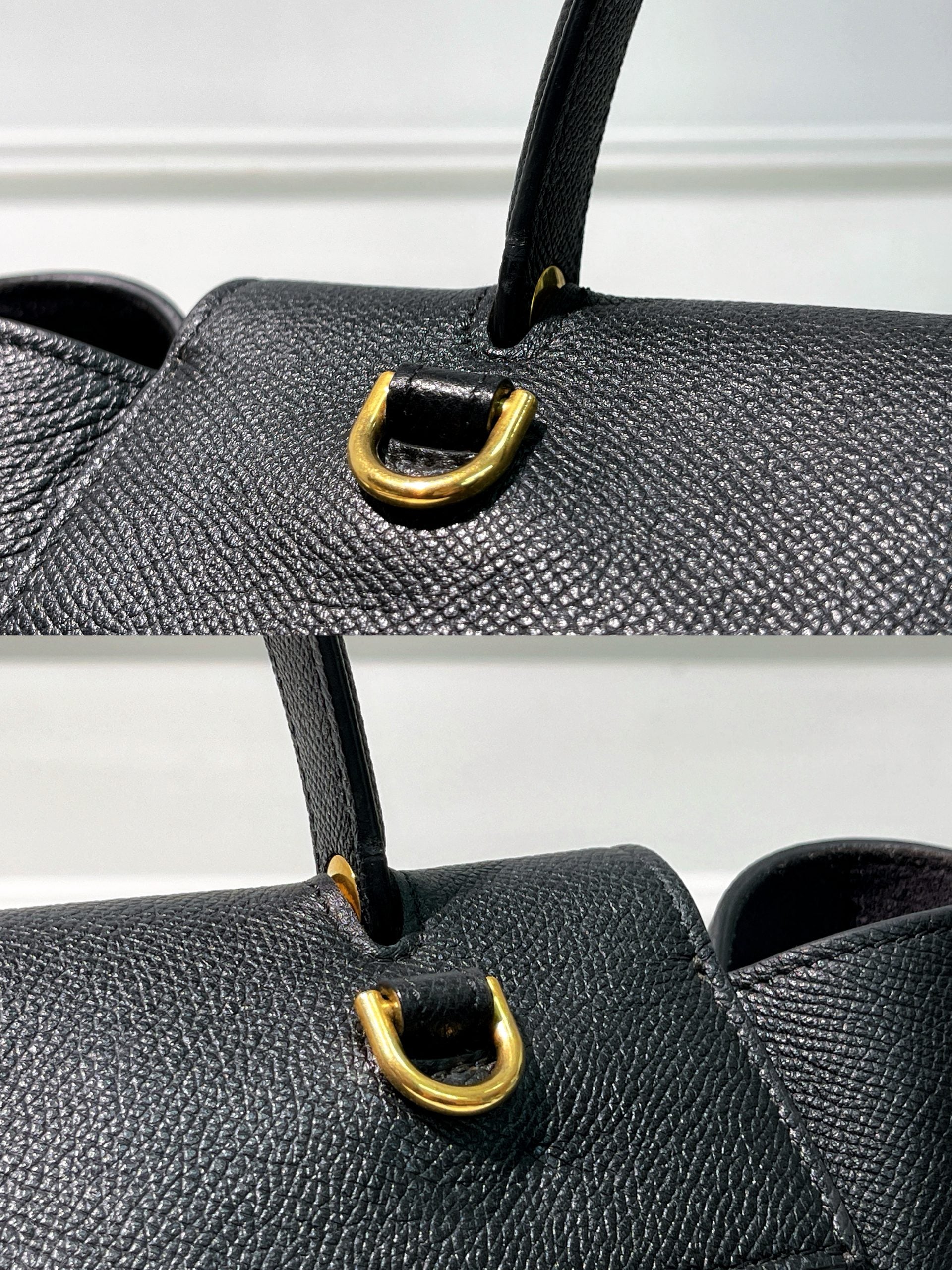 CELINE MINI BELT BAG, Black/Gold