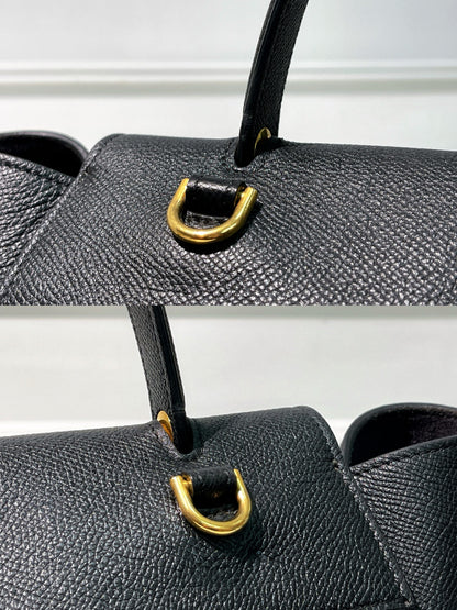 CELINE MINI BELT BAG, Black/Gold