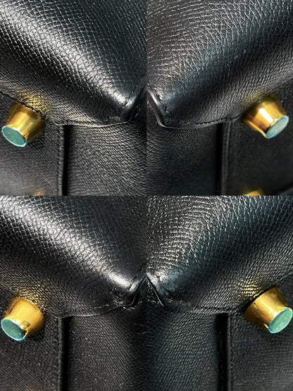 CELINE MINI BELT BAG, Black/Gold