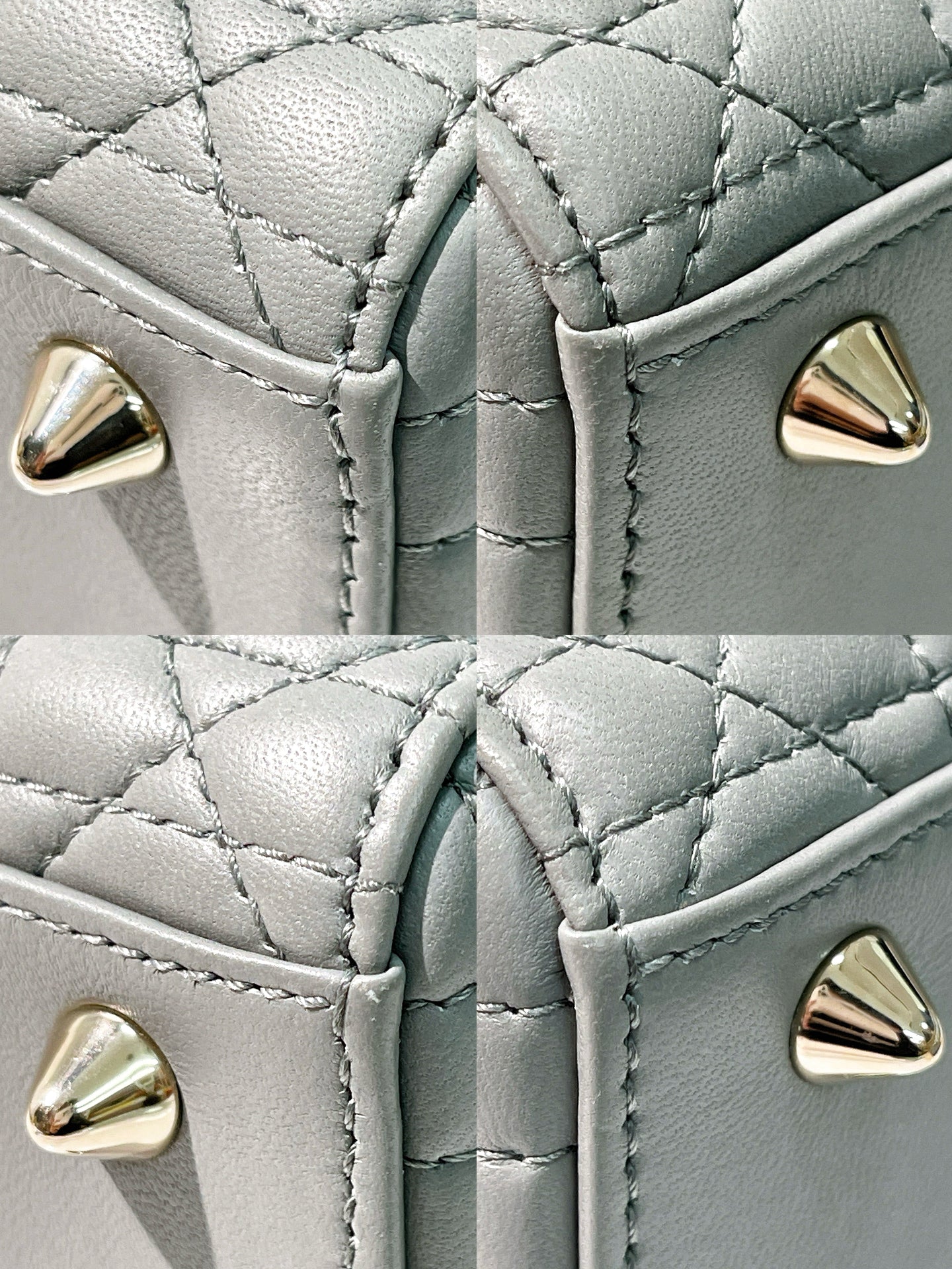 DIOR SMALL LADY DIOR, Grey/Gold