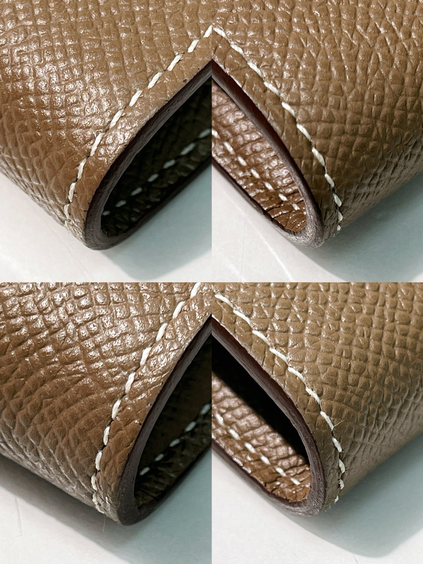 HERMES KELLY LONG WALLET, Etoupe/Silver