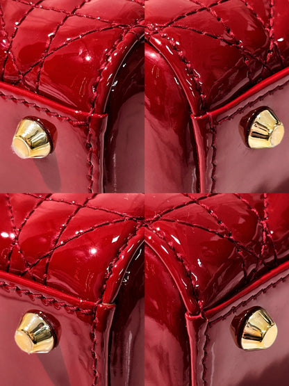 DIOR MINI LADY DIOR, Red/Gold