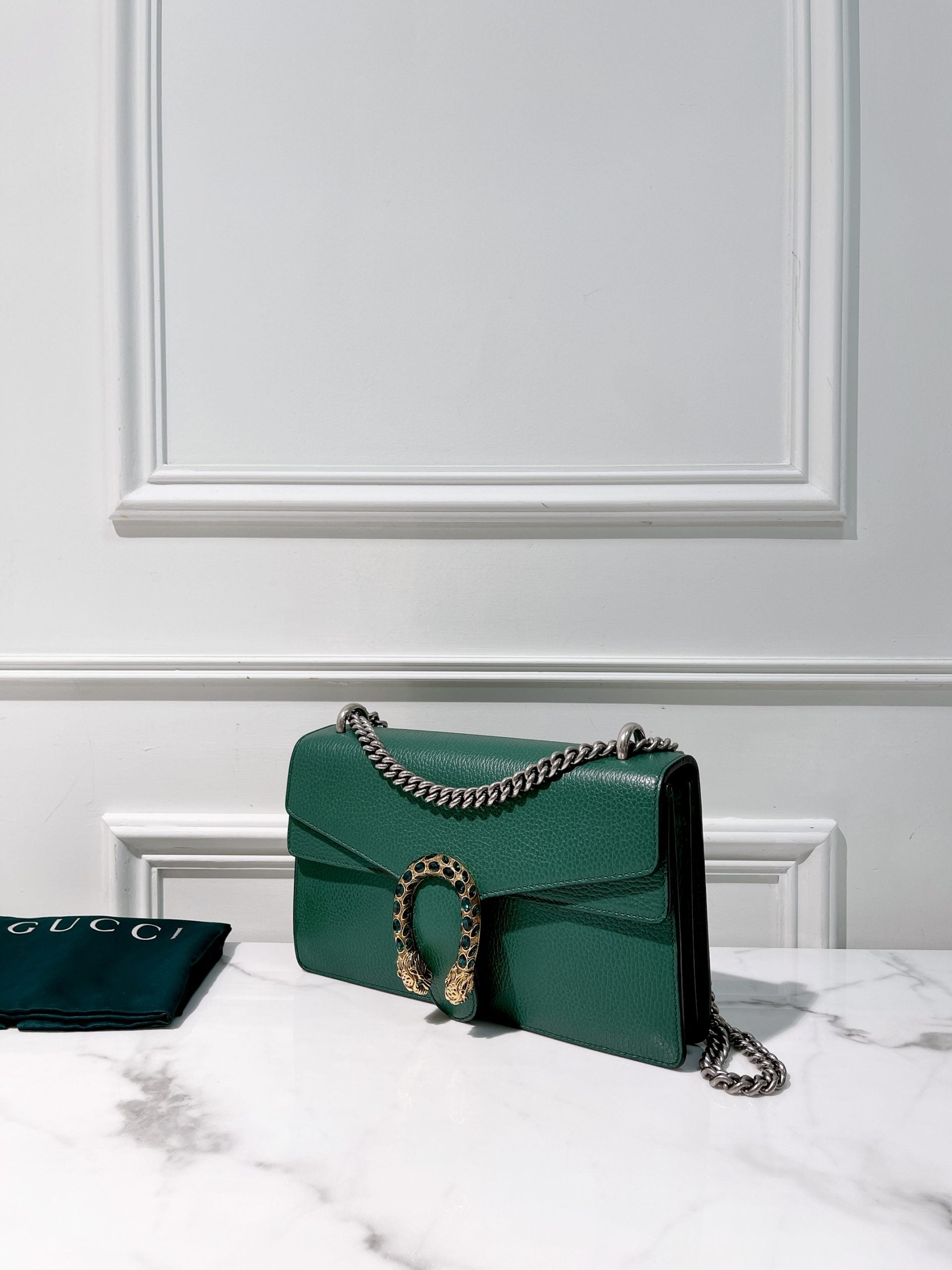 GUCCI DIONYSUS, Green/Silver