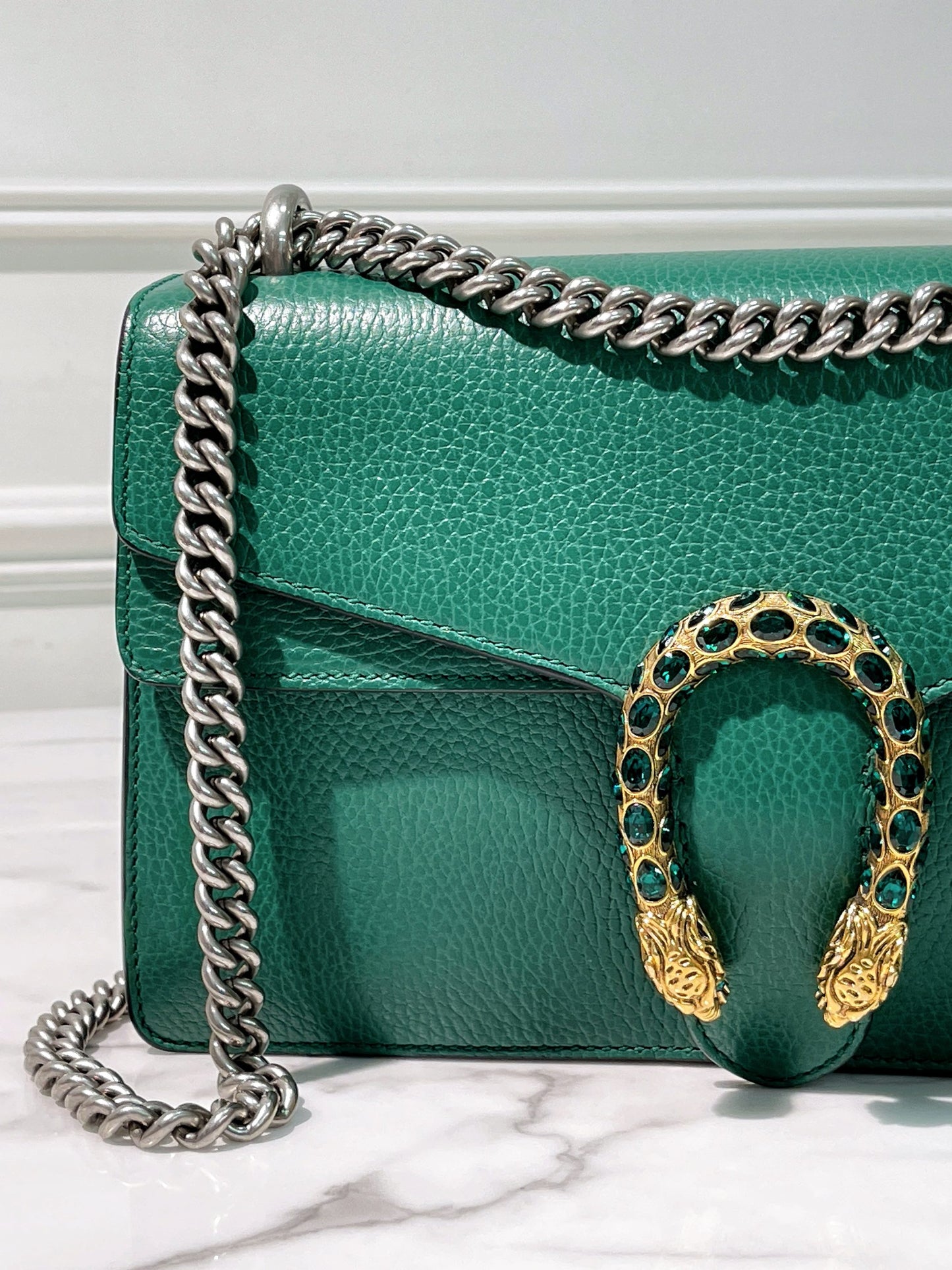 GUCCI DIONYSUS, Green/Silver