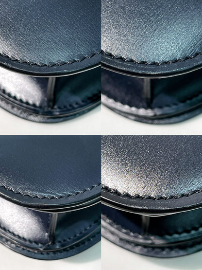 CELINE MEDIUM BOX, Navy/Gold