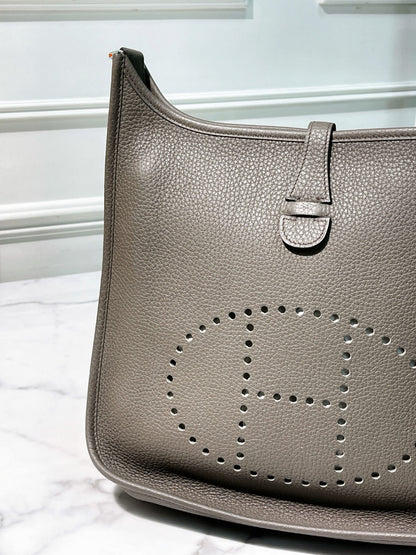 HERMES EVELYNE 29, Gris Etain/Silver