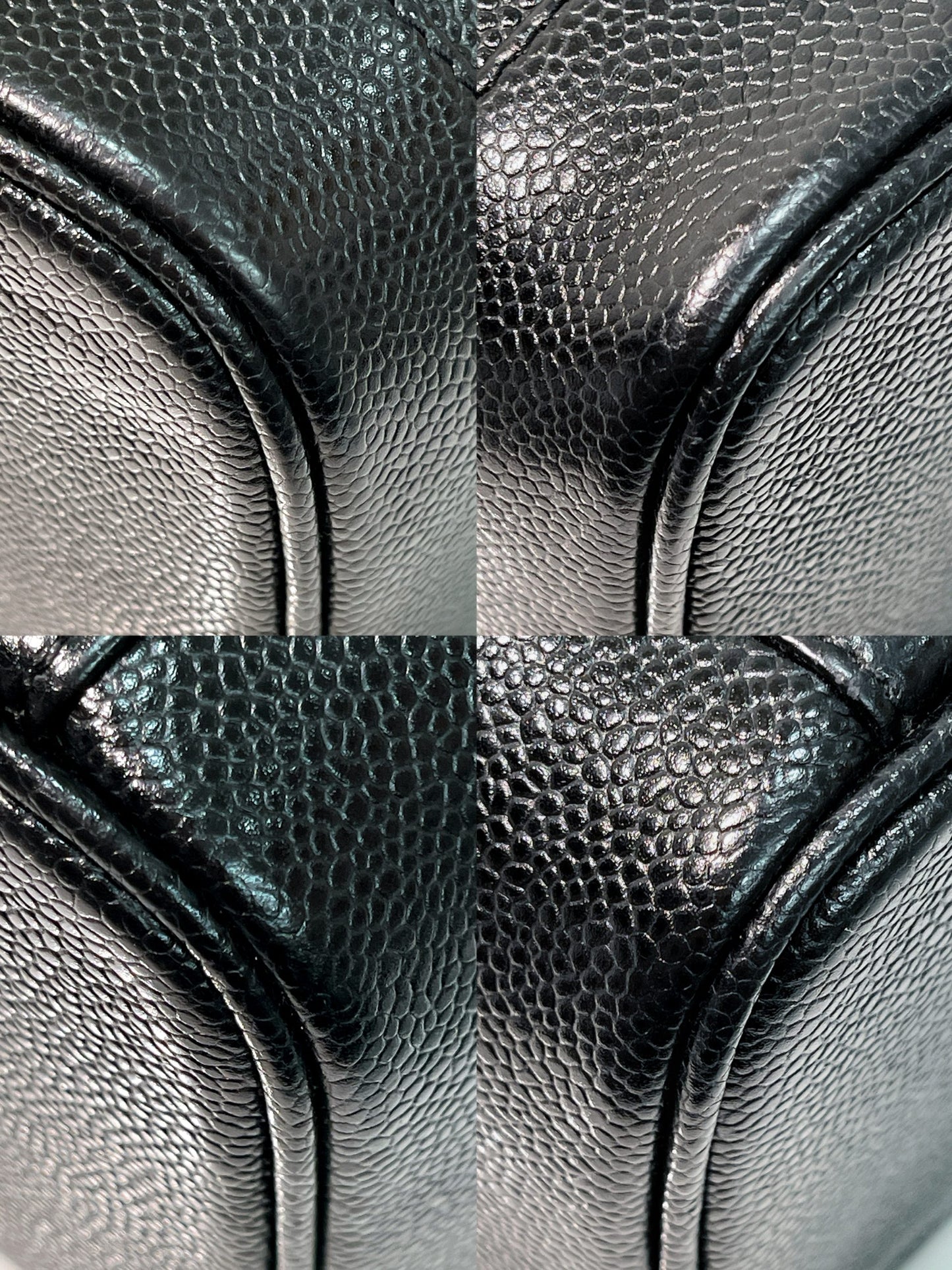 CHANEL VINTAGE VANITY CASE, Black/Gold