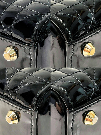 DIOR MINI LADY DIOR, Black/Gold