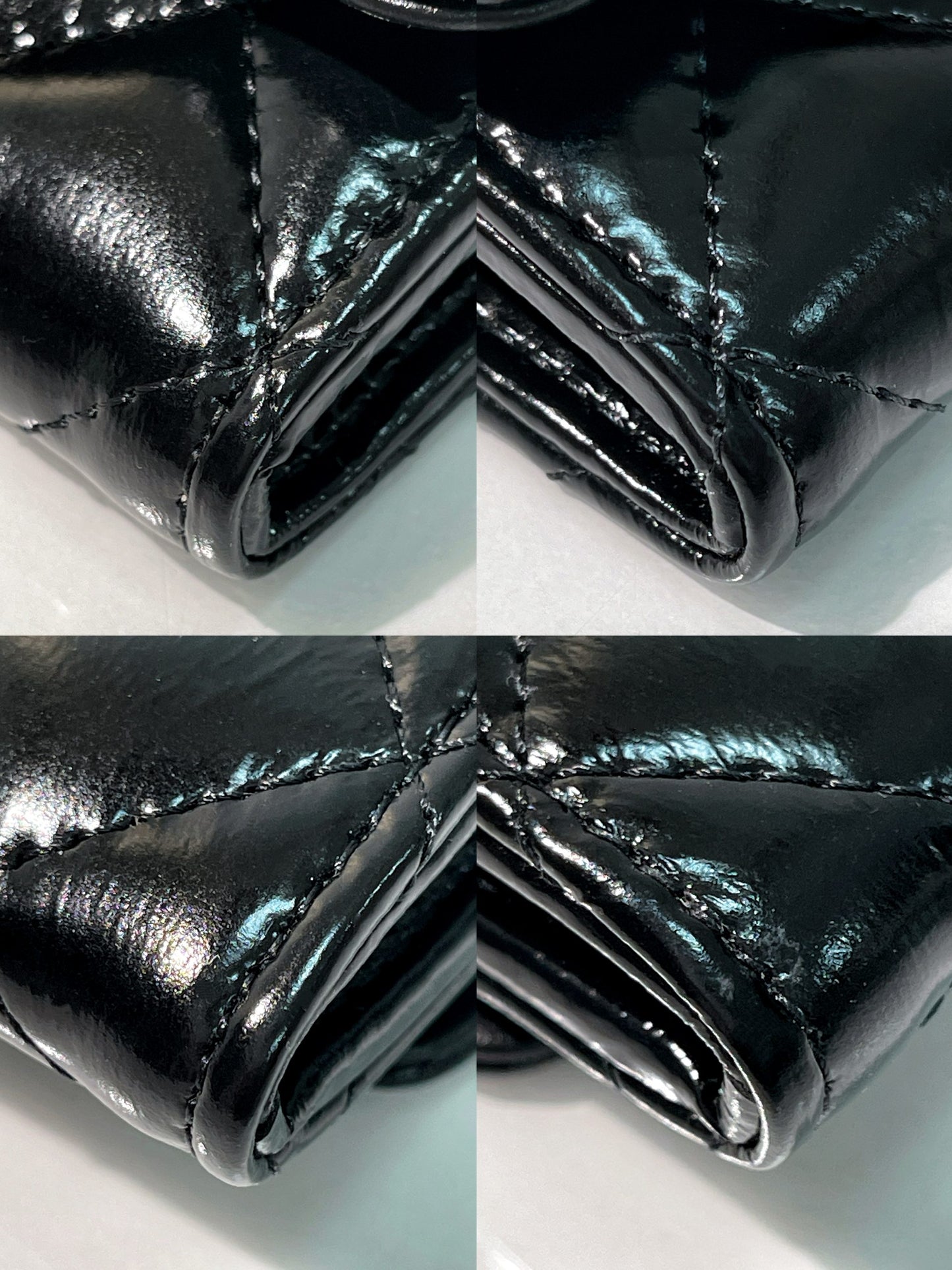 CHANEL 24K WALLET, Black/Gold