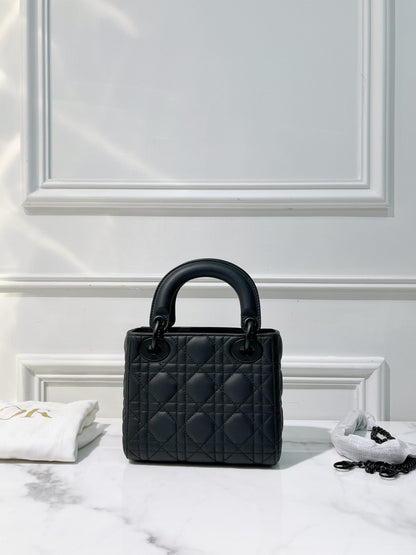 DIOR MINI LADY DIOR, So Black