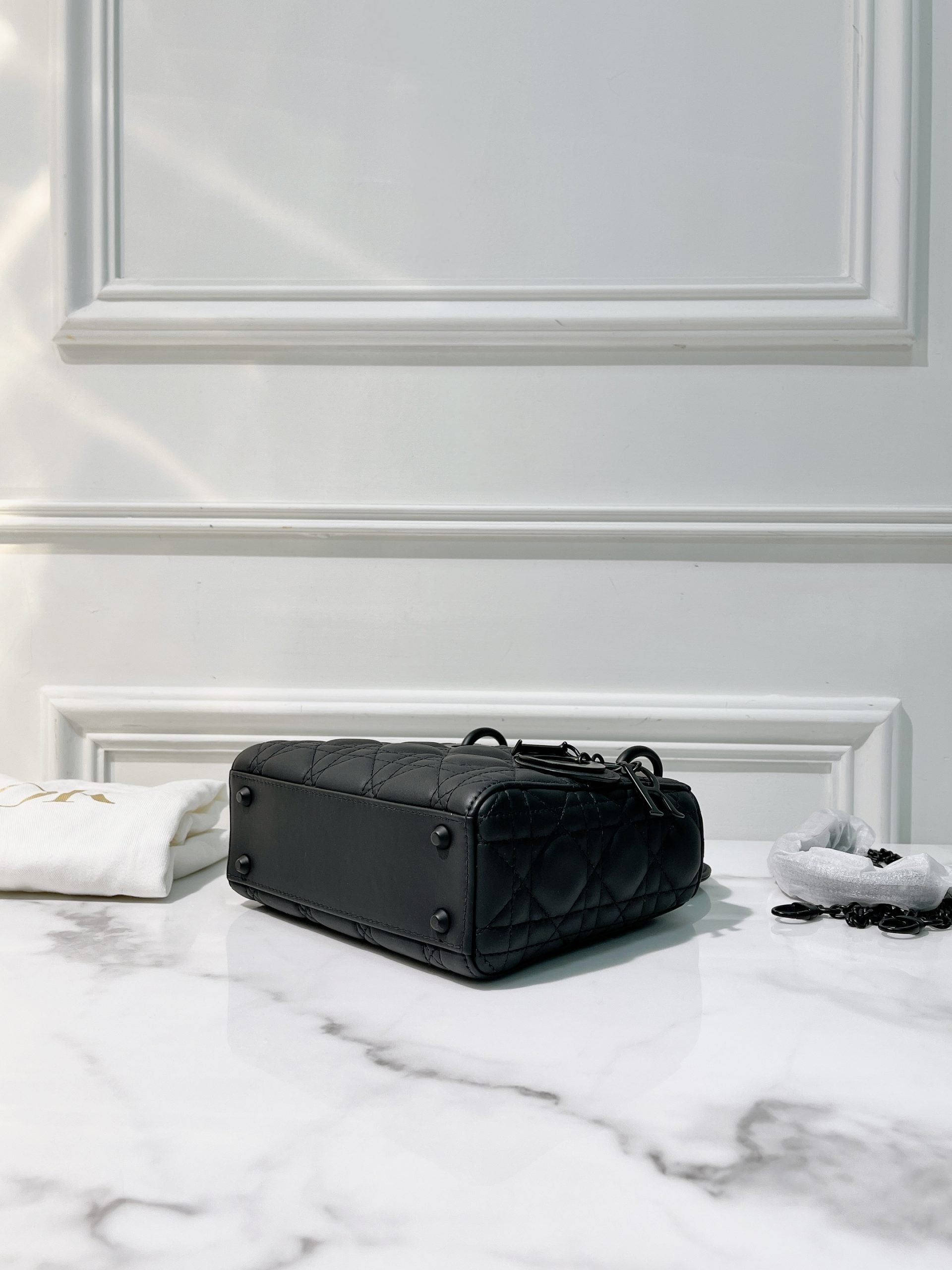 DIOR MINI LADY DIOR, So Black