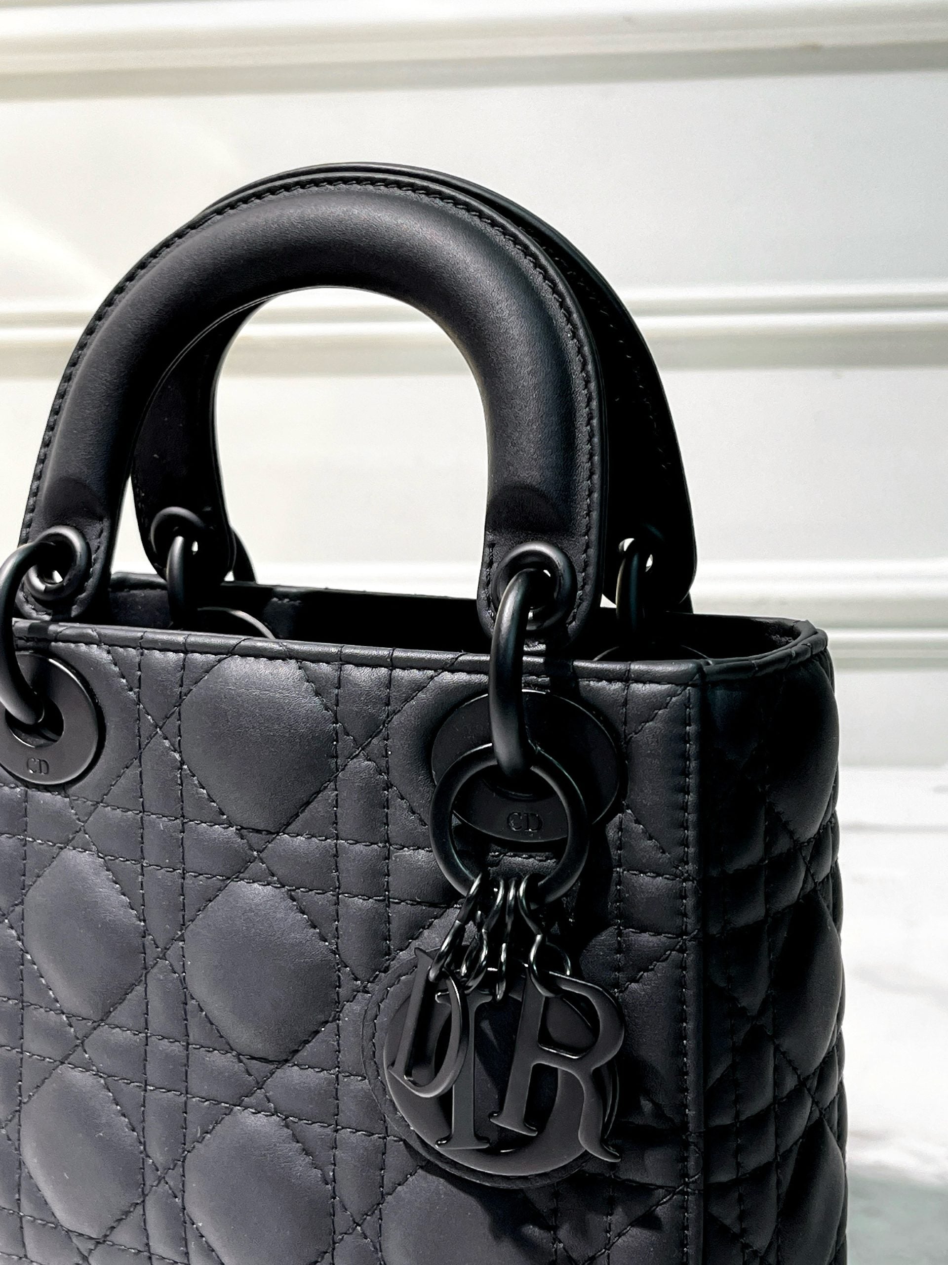 DIOR MINI LADY DIOR, So Black
