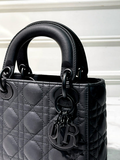 DIOR MINI LADY DIOR, So Black