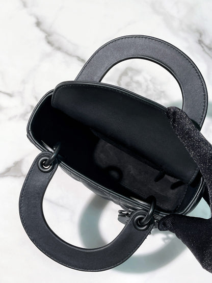 DIOR MINI LADY DIOR, So Black
